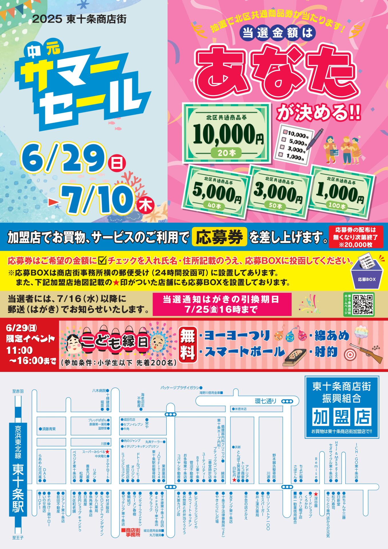 東十条サマーセール2025（WEB用